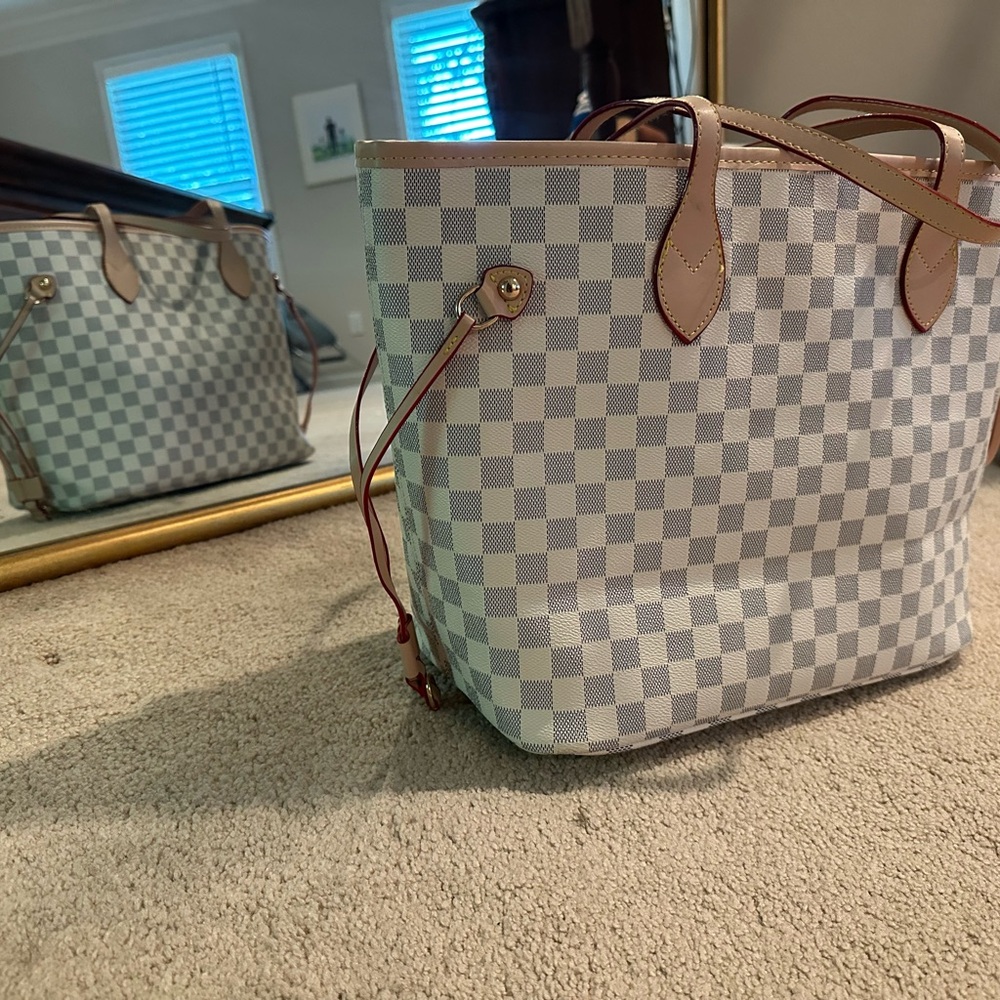 Checkered Tote Bag - no brand